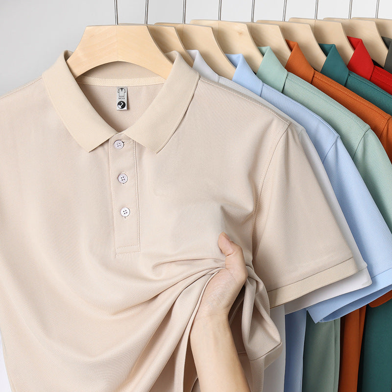 Men's Ice Silk Business Casual Polo Shirt