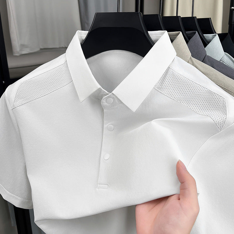 Men's Cotton Short Sleeve Quick-Dry Casual Shirt