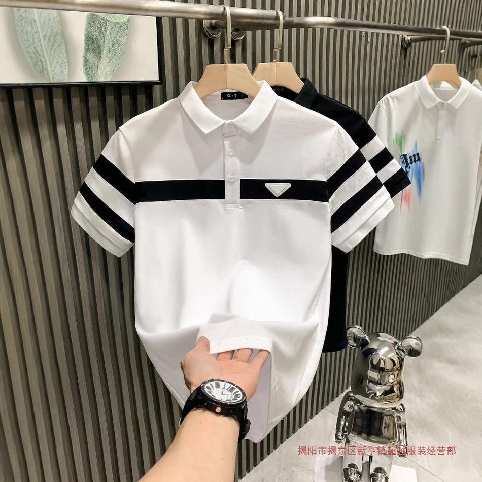 Men's Fashion Short Sleeve Casual Polo Shirt