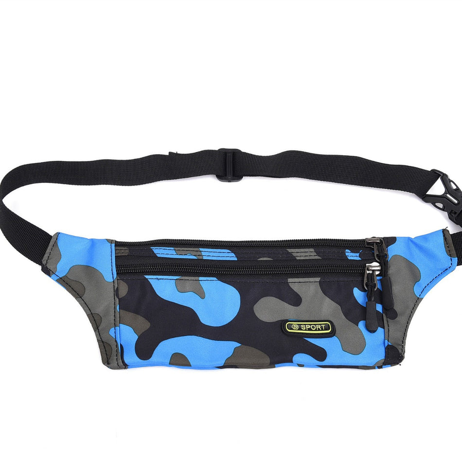 Men's Camouflage Ultra-Thin Sports Waist Bag