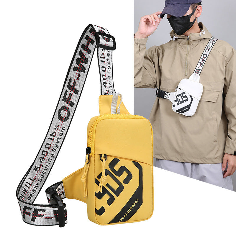Men's Japanese Style Mini Crossbody Chest Bag