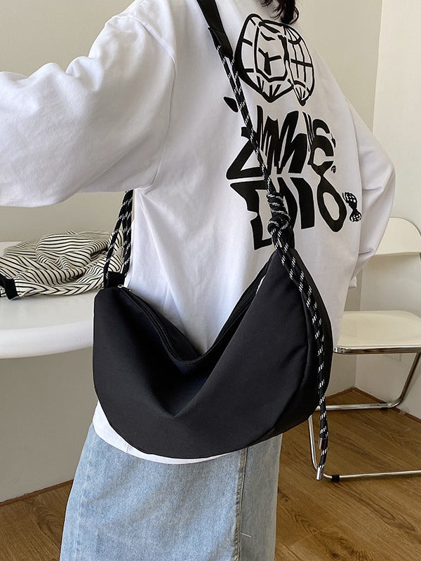 Women's Printed Hip-Hop Style Large Capacity Crossbody Bag