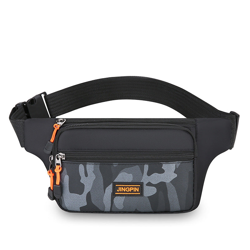 Men's Multi-Compartment Waterproof Waist Bag