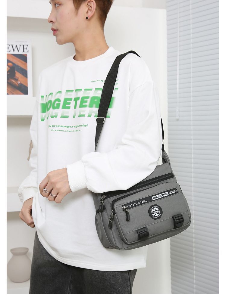Men's Multi-Layer Large Capacity Business Messenger Bag