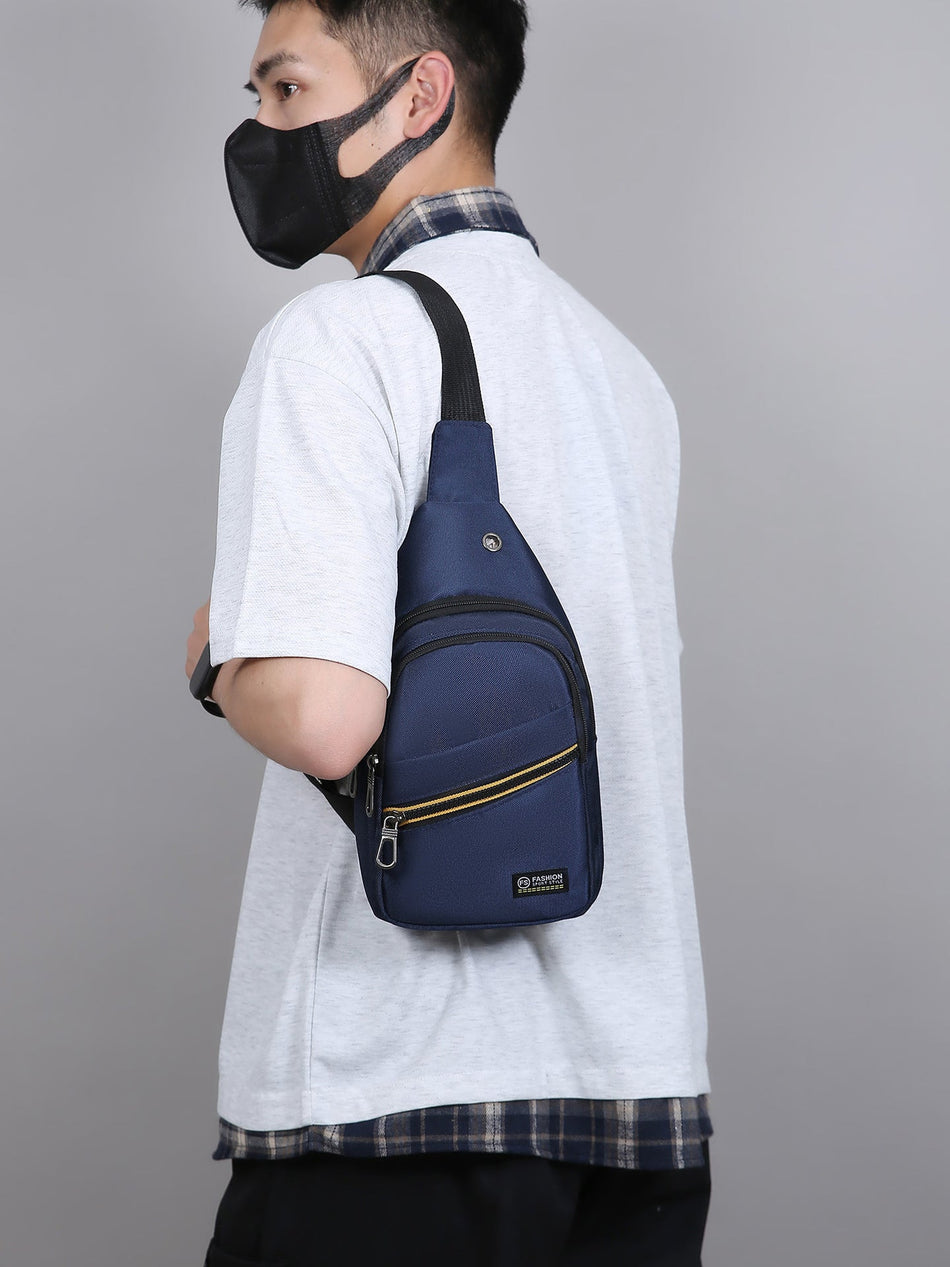 Men's Business Crossbody Chest Bag for Sports and Travel