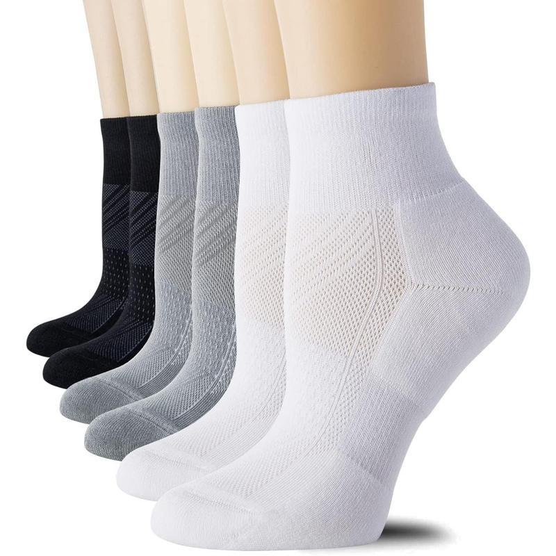 Men's Mid-Calf Running Sports Socks Breathable Performance