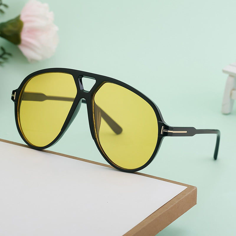 Men's Oversized Square Sun Protection Fashion Sunglasses
