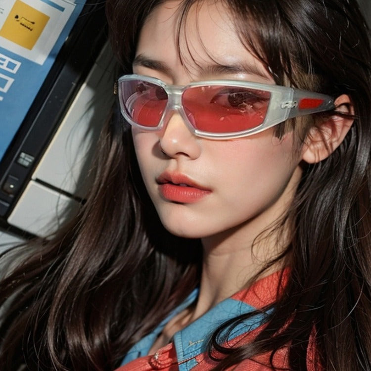UV400 Futuristic Sports Shield Sunglasses