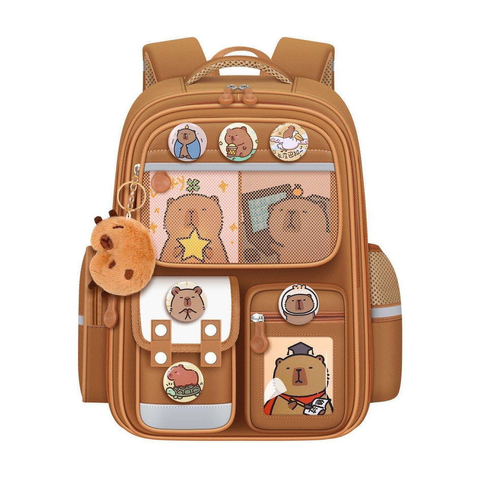 Kapibara Kids Lightweight School Backpack Large Capacity