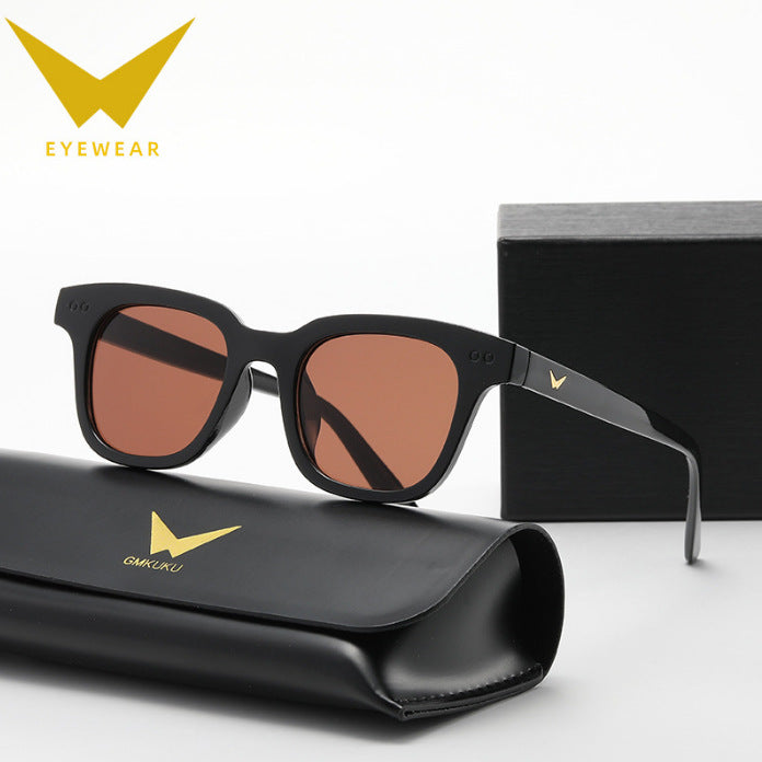 Unisex Retro Square UV Protection Fashion Sunglasses