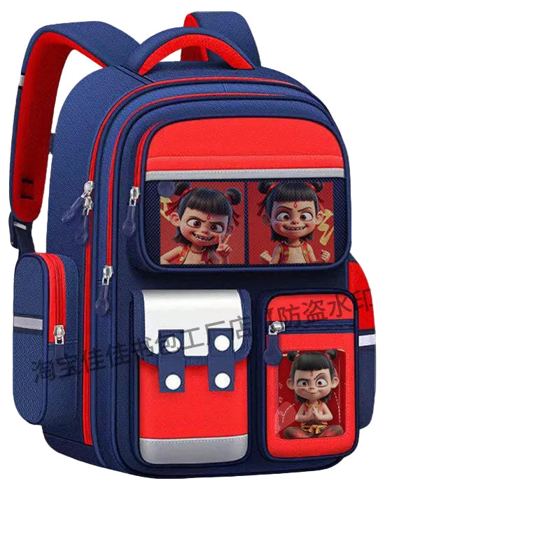 Nezha Ao Bing Kids Spine Support Large Capacity Backpack