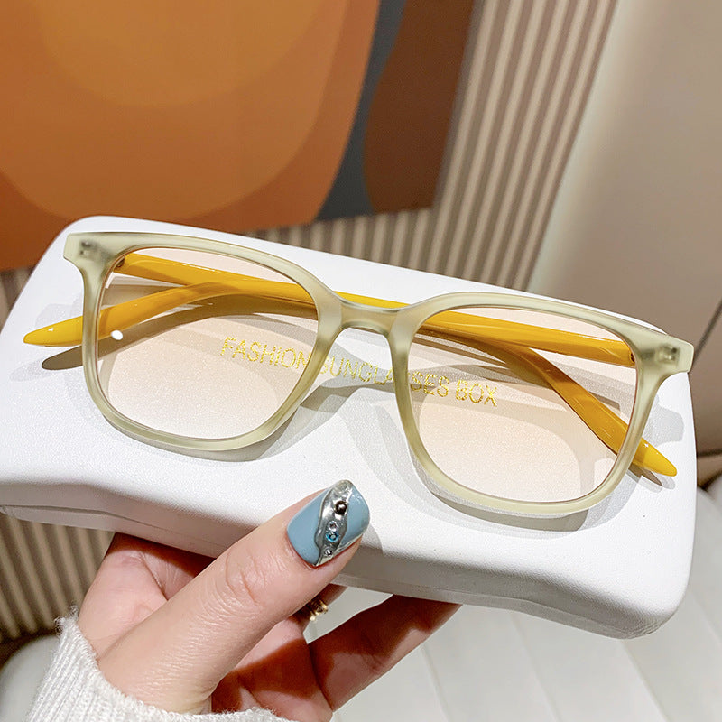 Unisex Square Frame UV Protection Myopia Sunglasses