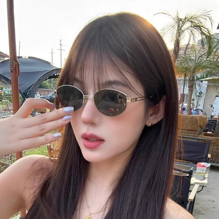 Women's Retro Square Frame UV Protection Sunglasses
