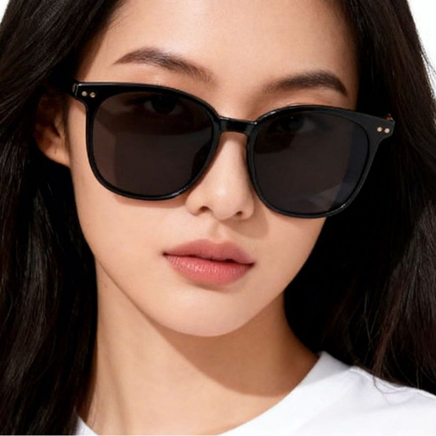 Unisex Retro Square Frame UV Protection Sunglasses