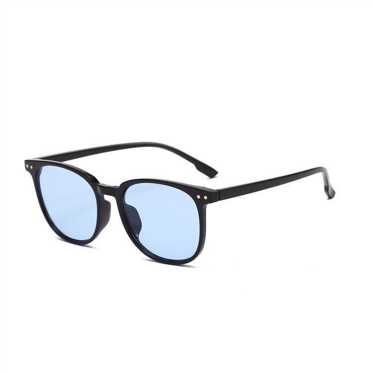 Unisex Retro Square Frame UV Protection Sunglasses