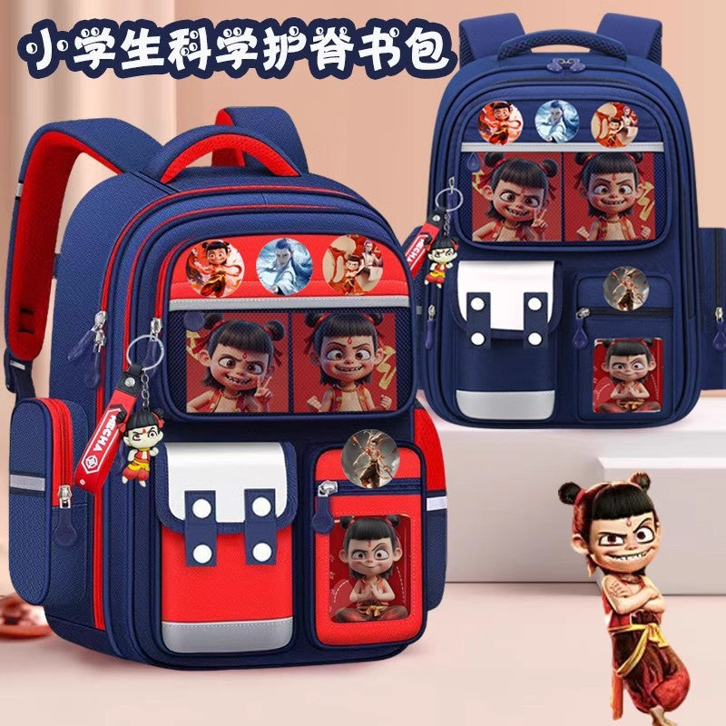 Nezha Ao Bing Kids Large Capacity Spine Support Backpack