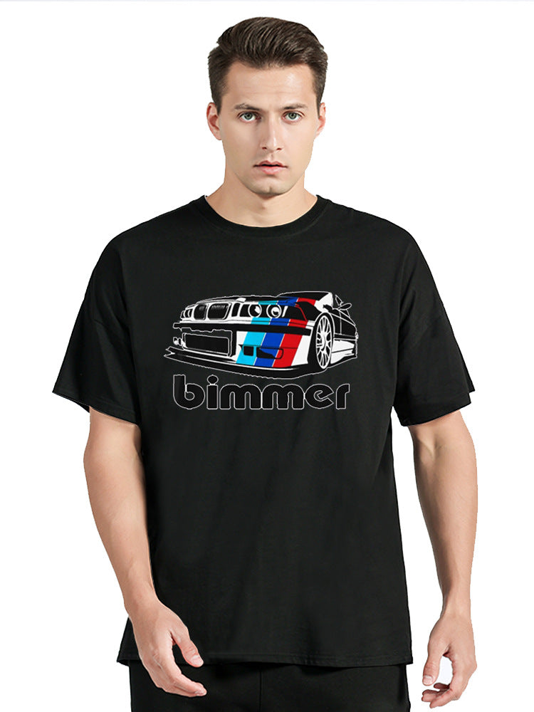 Men's Classic German Car M3 E36 Graphic Cotton T-Shirt
