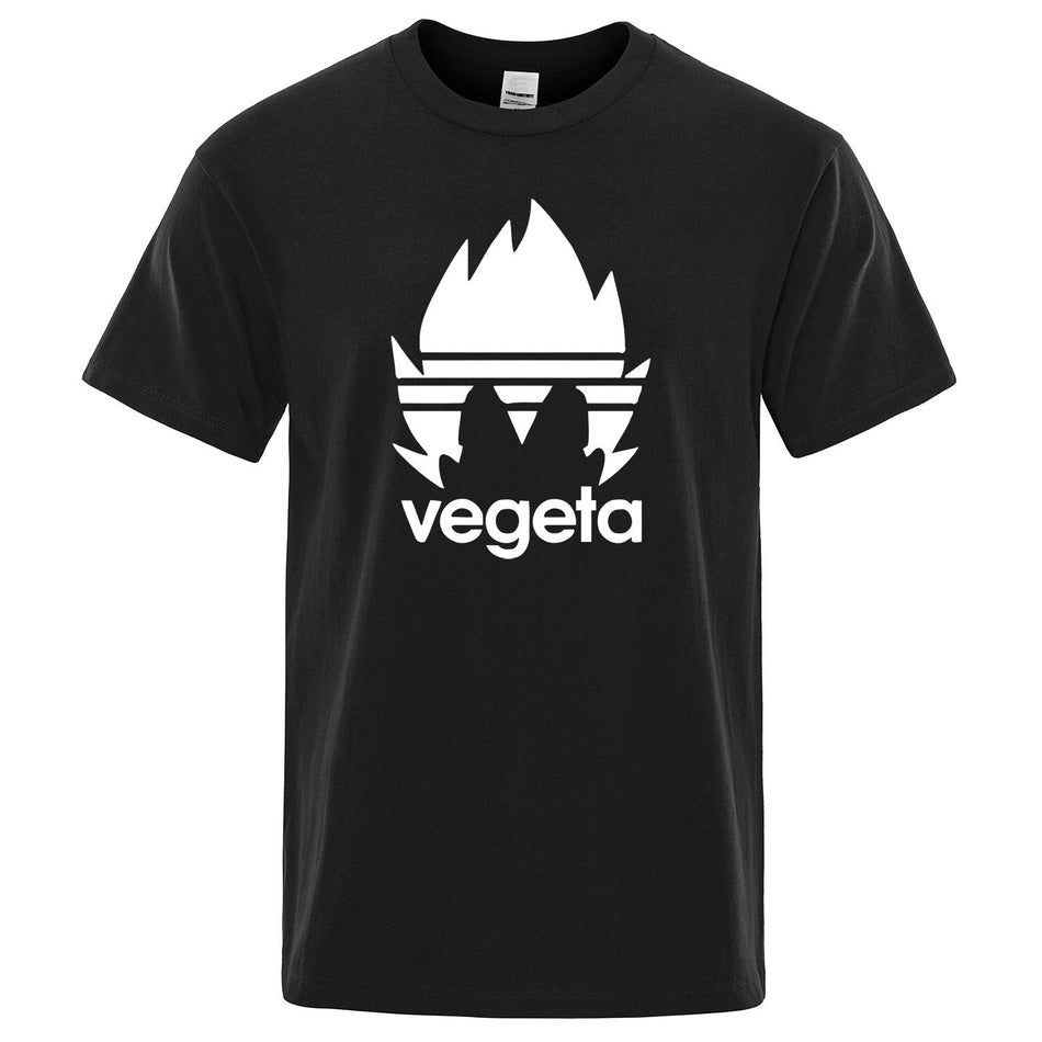 Men's Anime Z Cotton Graphic Crew Neck Short Sleeve T-Shirt