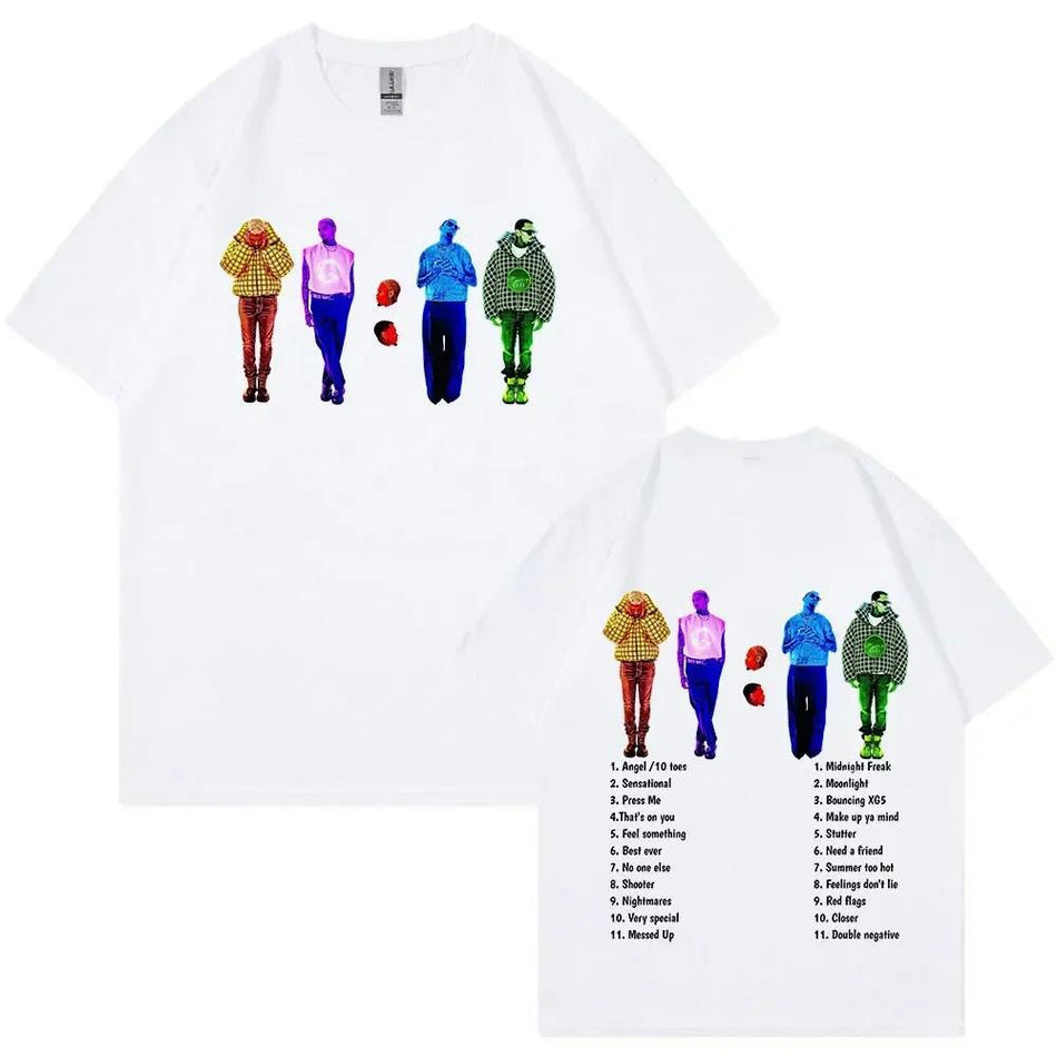 Men's Chris Brown 11:11 Tour Cotton Graphic Crew Neck T-Shirt