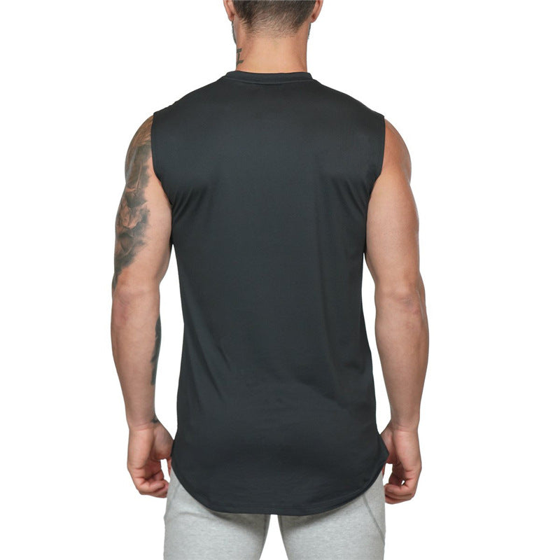 Men's Fitness Muscle Tank Top Sleeveless Gym Bodybuilding Vest