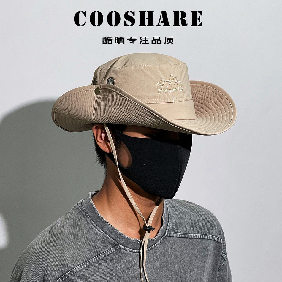 Unisex Quick Dry Bucket Hat Outdoor Fishing Safari Sun Hat