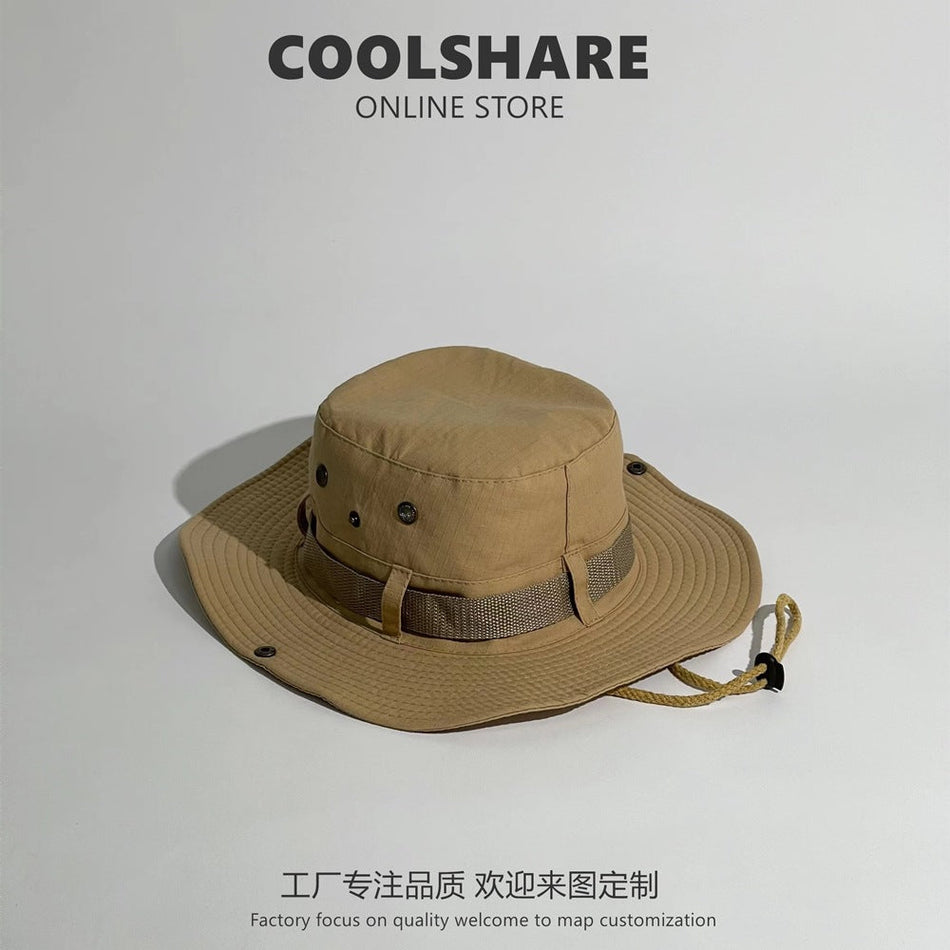 Unisex Safari Bucket Hat Outdoor Fishing Sun Protection Hat