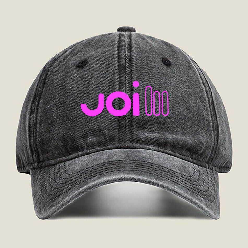 Joi Futuristic Text Art Adjustable Baseball Cap Unisex