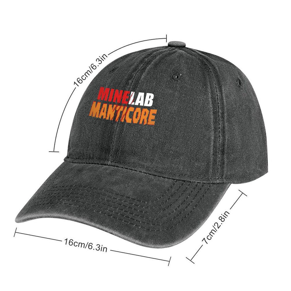 Minelab Manticore Adventure Washed Denim Baseball Cap Unisex