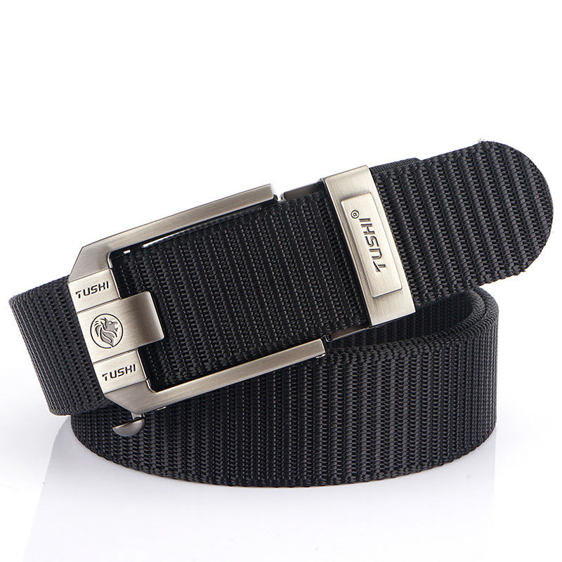 Automatic Buckle Nylon Canvas Belt Casual Outdoor Adjustable