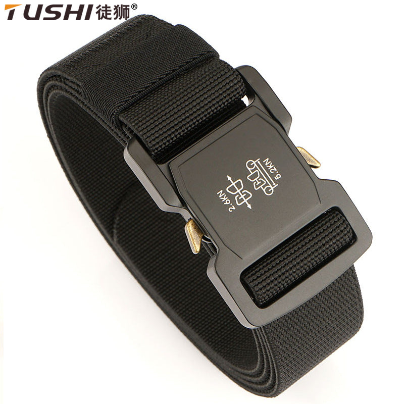Tactical Canvas Belt Alloy Buckle Casual Outdoor Adjustable