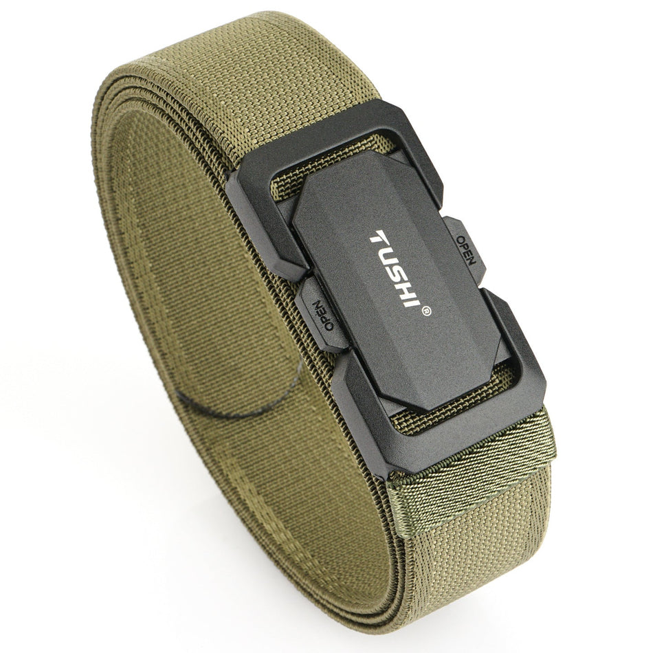 Tactical Buckle Nylon Belt Quick Release Outdoor Adjustable