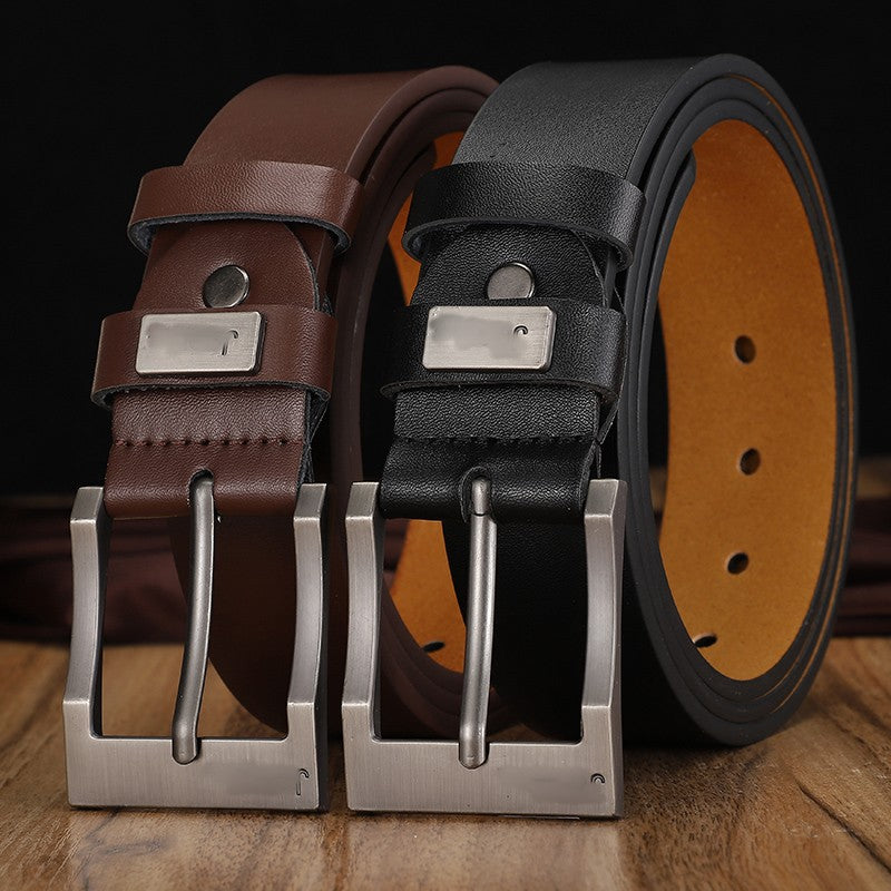 Men's Adjustable PU Leather Belt