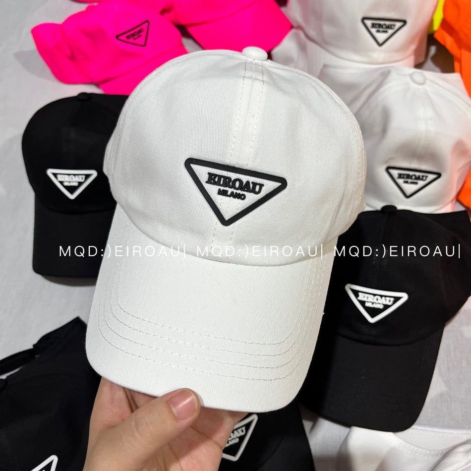 Women's Half-Top Ponytail Baseball Cap Cotton Washed Hat Sun Cap