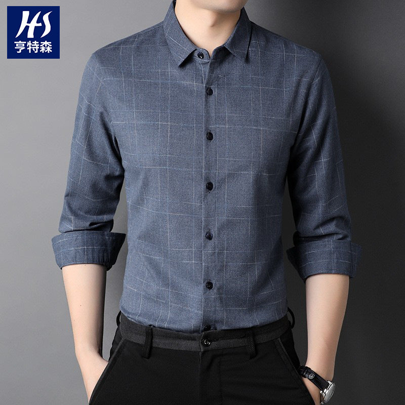 Men's Plaid Long Sleeve Shirt