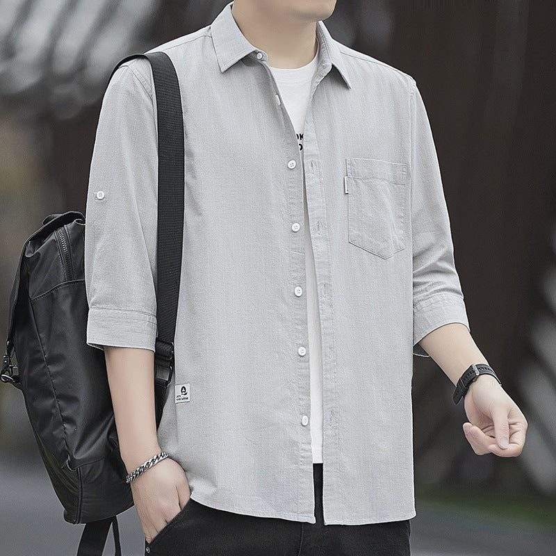 Men's Long Staple Cotton Shirt