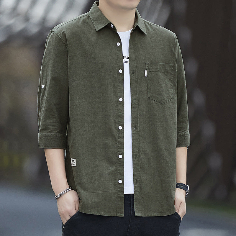 Men's Long Staple Cotton Shirt