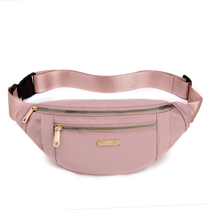 Women's Nylon Crescent Crossbody Waist Bag