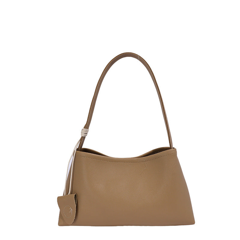 Women's PU Underarm Shoulder Bag with Elegant Minimalist Design