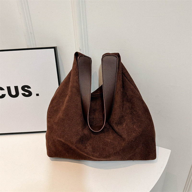 Women's Canvas Tote Bag with Large Capacity Shoulder Design