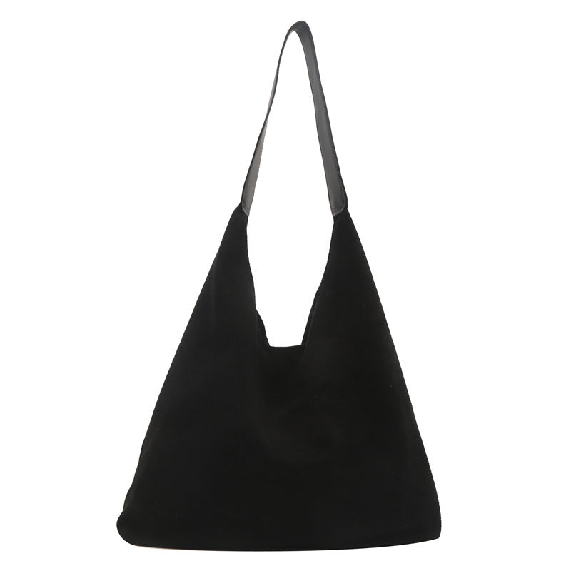Women's Canvas Tote Bag with Large Capacity Shoulder Design