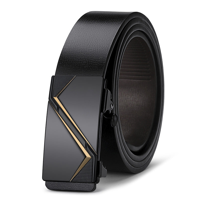 Men's Inner Wear Toothless Automatic Buckle Belt