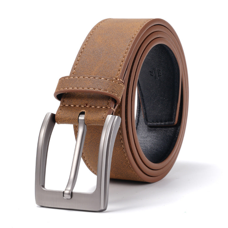 Men's Retro Pin Buckle Wide Casual Business All-Match Belt
