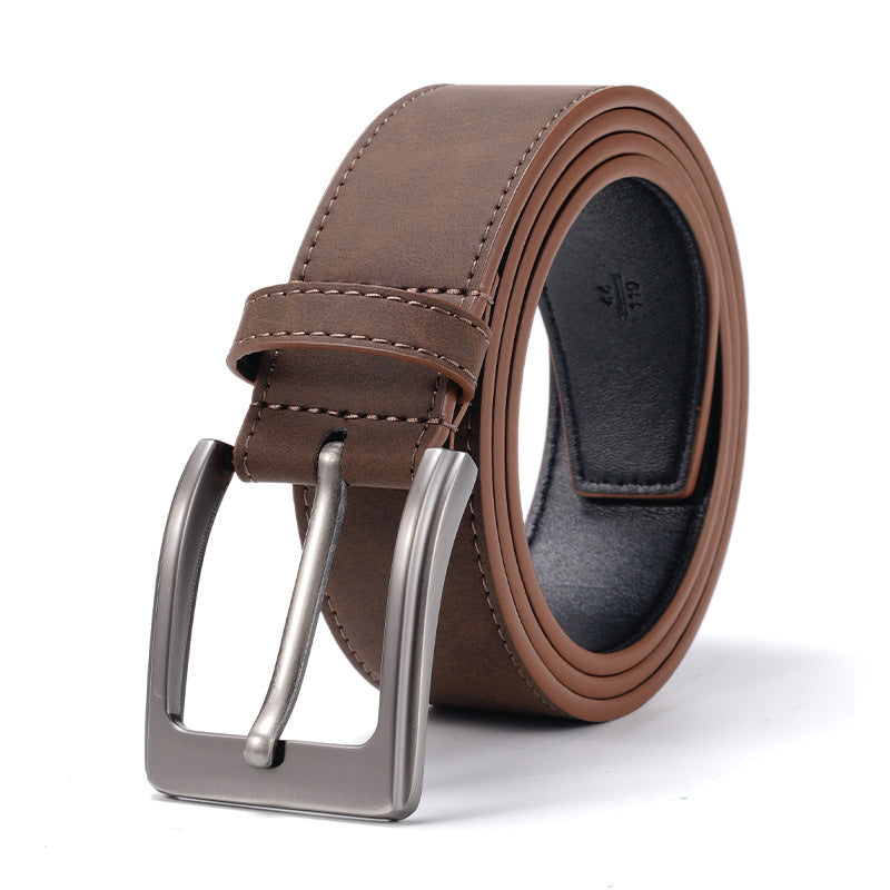 Men's Retro Pin Buckle Wide Casual Business All-Match Belt