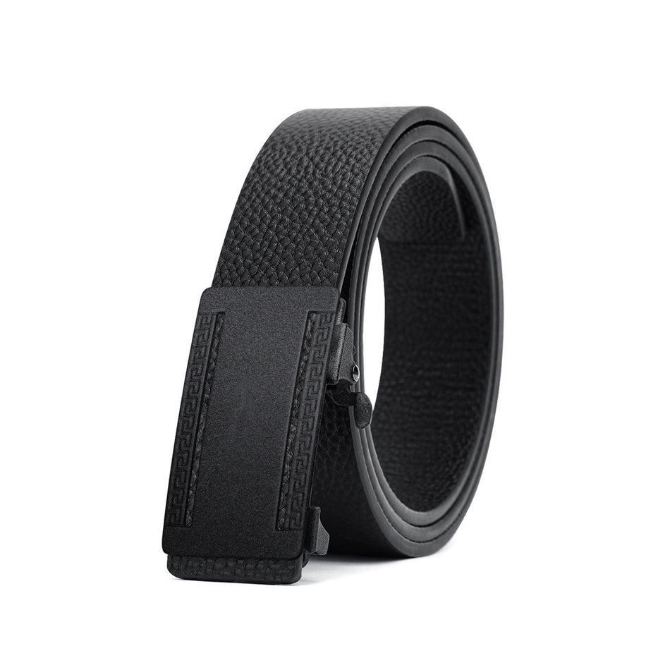 Men's Genuine Leather Automatic Buckle Business Versatile Belt
