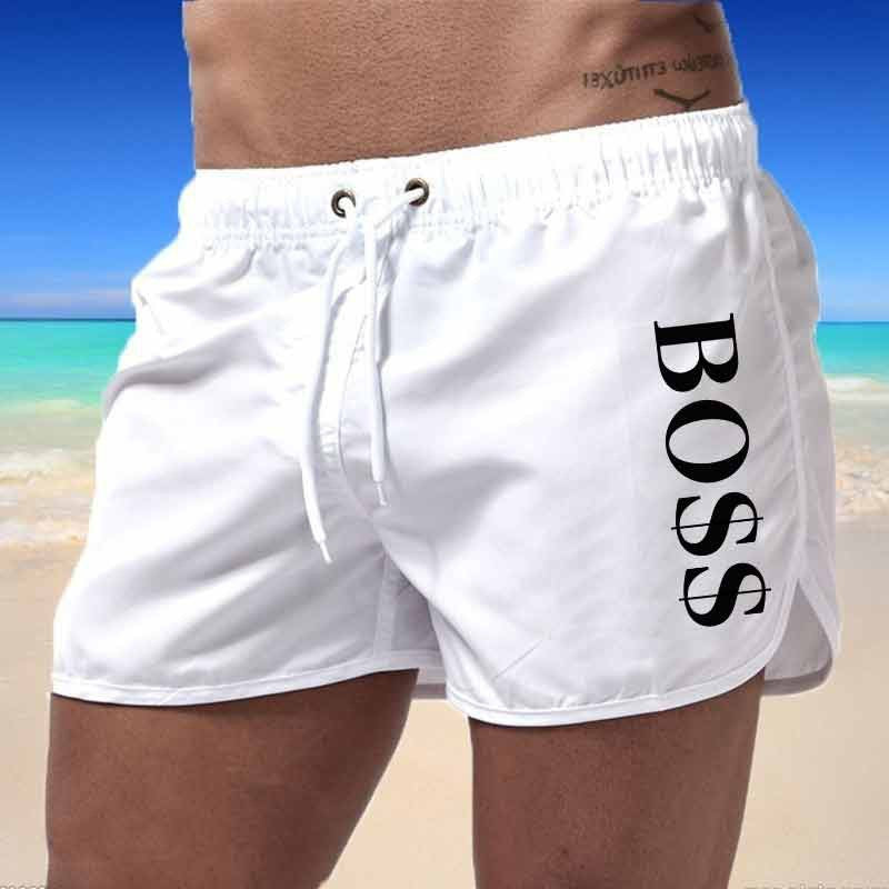 Men's Polyester Multi Color Beach Sports Three Point Shorts