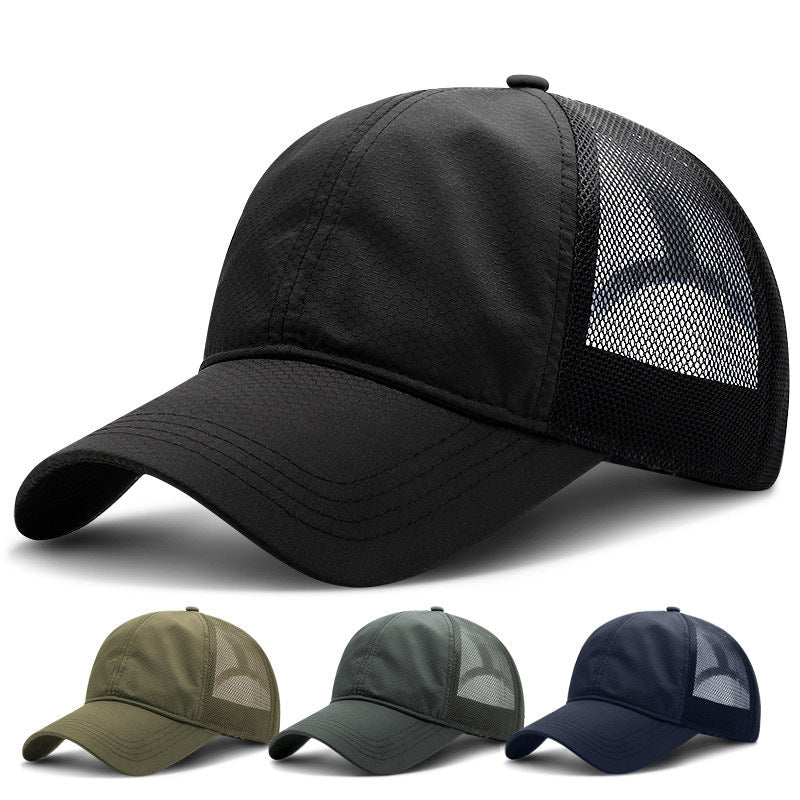 Men's Korean Style Breathable Mesh Baseball Cap Sunshade Outdoor