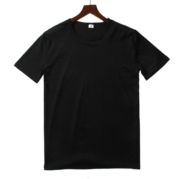 Unisex Milk Silk Round Neck Blank T-Shirt for Custom Printing