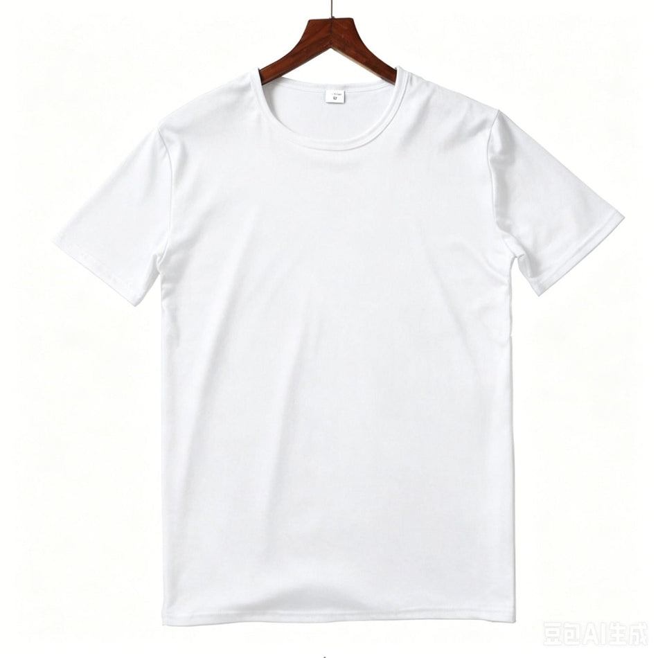 Unisex Milk Silk Round Neck Blank T-Shirt for Custom Printing