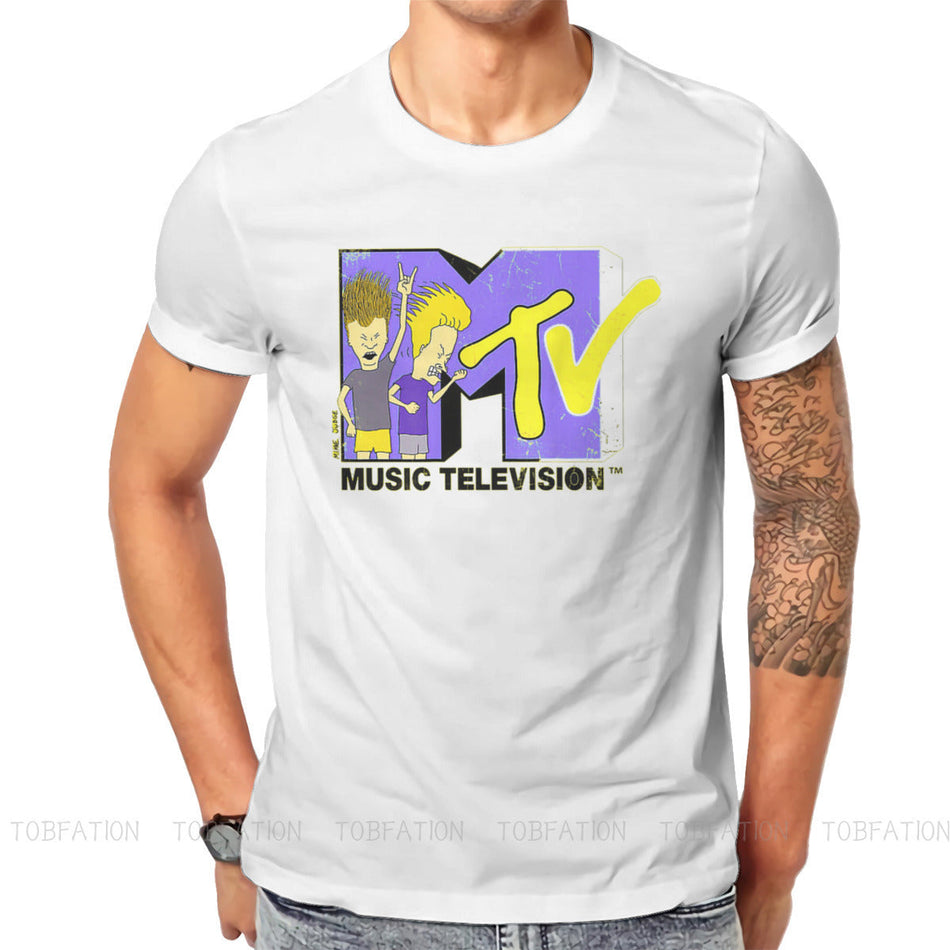 MTV Beavis and Butt-Head Harajuku Graphic Casual T-Shirt
