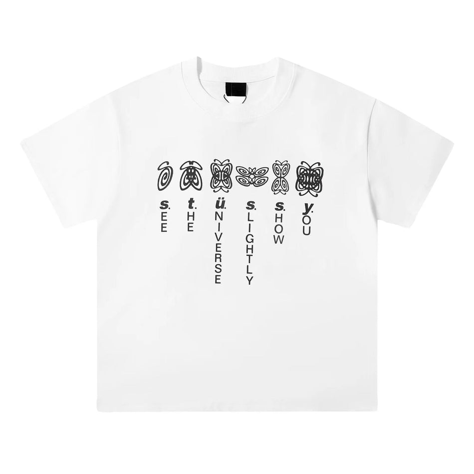 American Trend Unisex Short Sleeve Casual Cotton T-Shirt